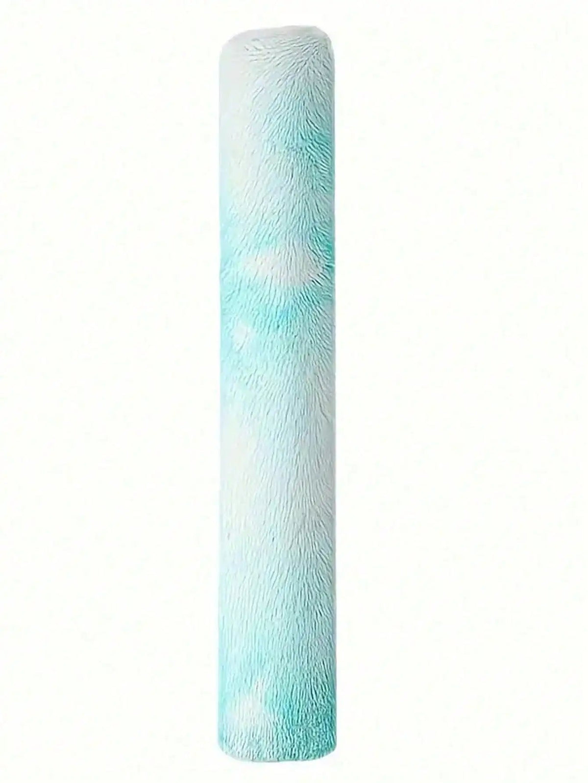 The blue and turquoise tie-dye catnip kicker pillow