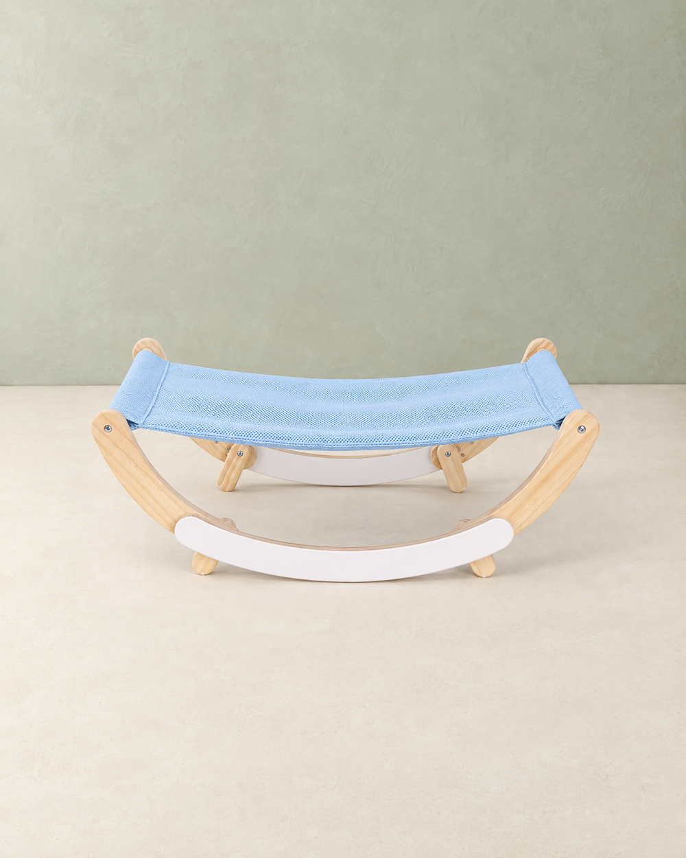 Cat Hammock Bed on a Wooden Rocking Frame, 59 x 37 cm